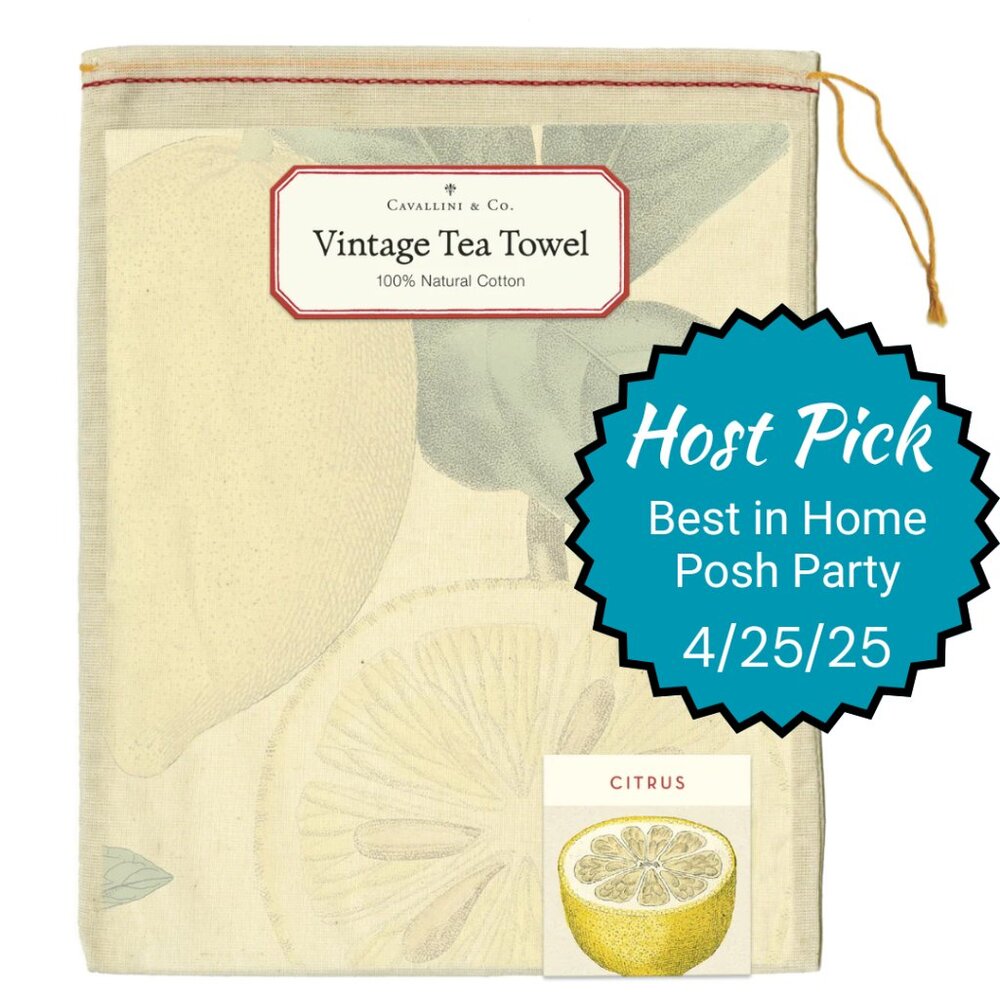 NWT Cavallini & Co. CITRUS TEA TOWEL